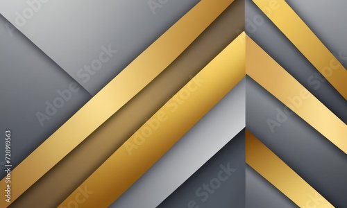 Prism Shapes in Gray Gold