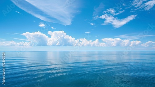 beautiful sea in the middle of the ocean