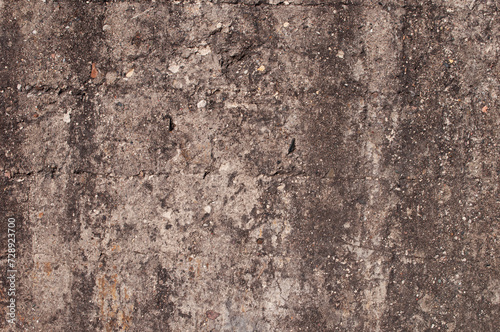 Old gray concrete wall