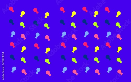 Colorful party shapes background. Focused on abstract art and developed at different points of creation. Vector illustration. It can be used for various options such as posters, banners and notebooks.