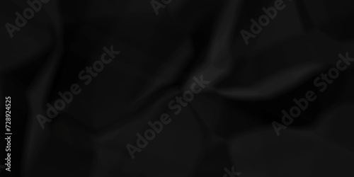 Black paper crumpled texture. black fabric crushed textured crumpled. black wrinkly backdrop paper background. panorama grunge wrinkly paper texture background, crumpled pattern texture.