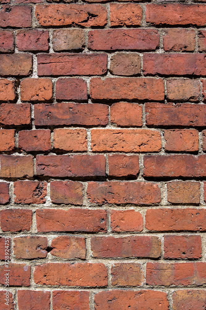 wall made of old red brick as a background 2 wall made of old red brick as a background 2