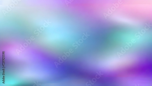 Blue, purple, green gradient. Soft pastel color gradient. Holographic blurred abstract background © EPDICAY