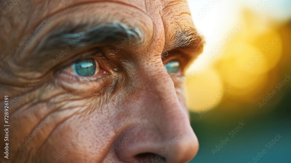 A middleaged man his eyes filled with determination and hope as he walks towards a bright future after overcoming addiction. A middleaged man his eyes filled with determination and hope as he walks towards a bright future after overcoming addiction.