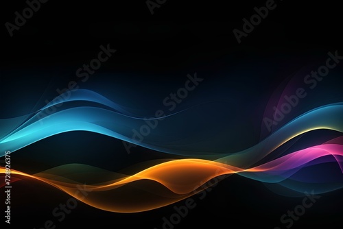 Abstract background waves color, created by ai generated