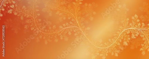 Fractal Shapes in Orange and Beige