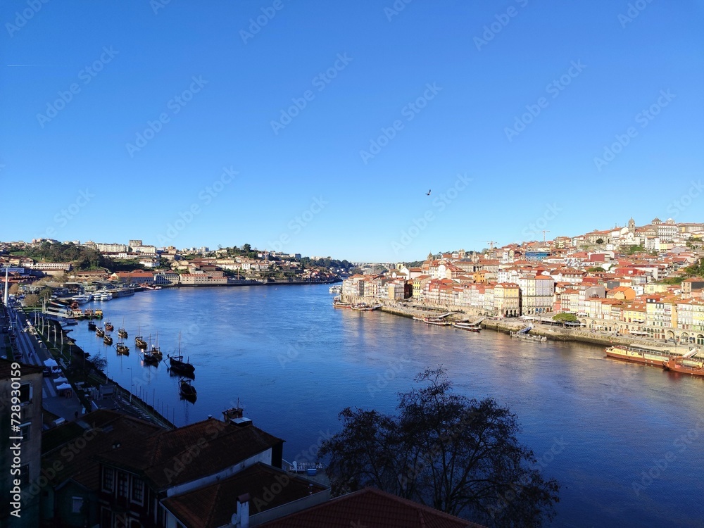 Mirador Porto Rio Douro Portugal european landscape