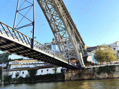 Puente Don Luis I Rio Douro Porto Portugal 
 photo