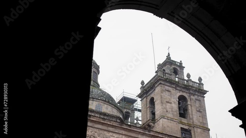 Historical building of Nuestra Señora de la Antigua in Monforte de Lemos, Spain photo