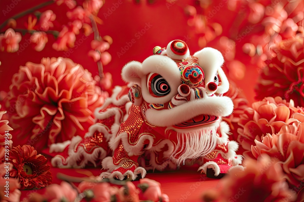 The Chinese New Year is celebrated in full swing