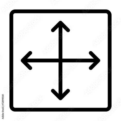 Resize edit image  icon