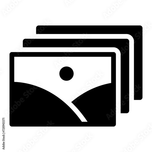 Photo picture slideshow icon