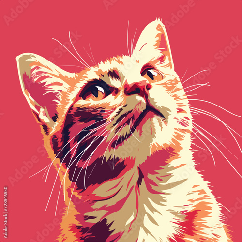 Pop art Cat