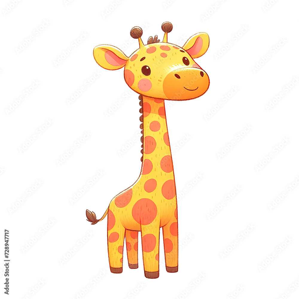 Illustration of a Giraffe Illustration of a Giraffe
