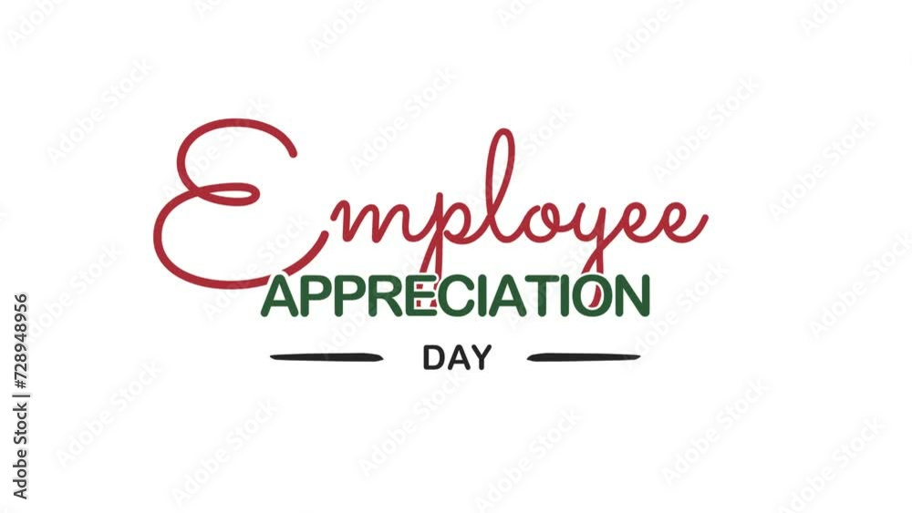 National Employee Appreciation Day Text Animation. Great for National Employee Appreciation Day Celebrations, for banner, social media feed wallpaper stories. National Employee Appreciation Day Text Animation. Great for National Employee Appreciation Day Celebrations, for banner, social media feed wallpaper stories.