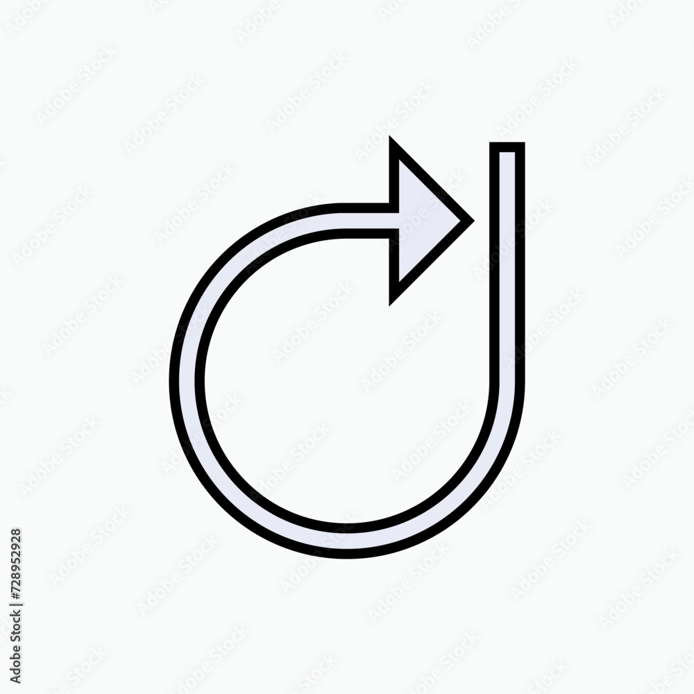 Loop Icon. Refresh Symbol - Vector. Applied as a Trendy Symbol for Design Elements, Presentations, and Web Apps. Loop Icon. Refresh Symbol - Vector. Applied as a Trendy Symbol for Design Elements, Presentations, and Web Apps.