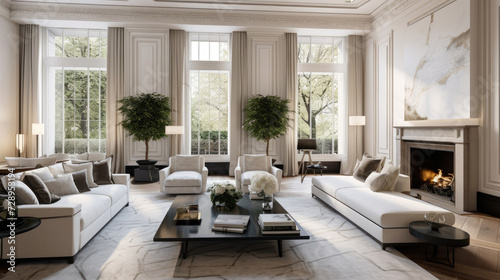 Beautiful and large living room