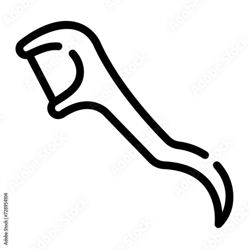 toothpick Line Icon