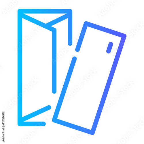 chewing gum Line Gradient Icon