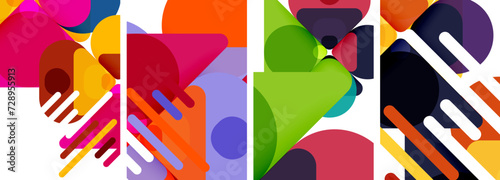 Geometric elements abstract backgrounds for wallpaper, business card, cover, poster, banner, brochure, header, website