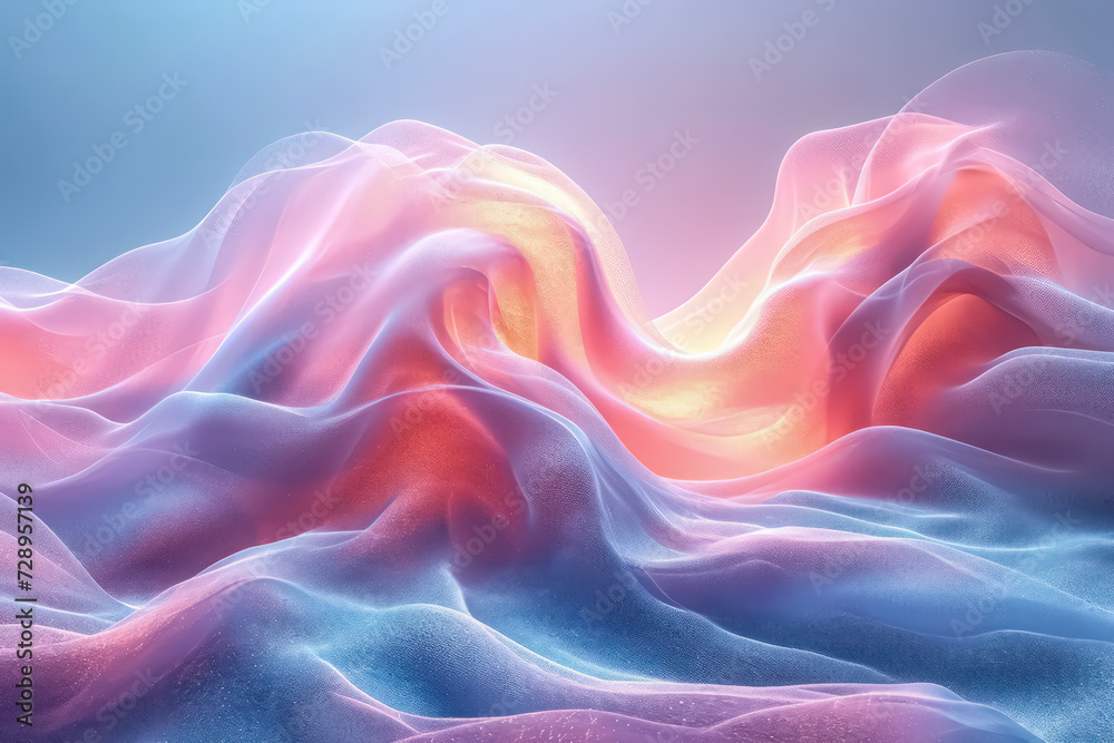 Fototapeta premium Colorful Lines Abstract Wallpaper AI Background