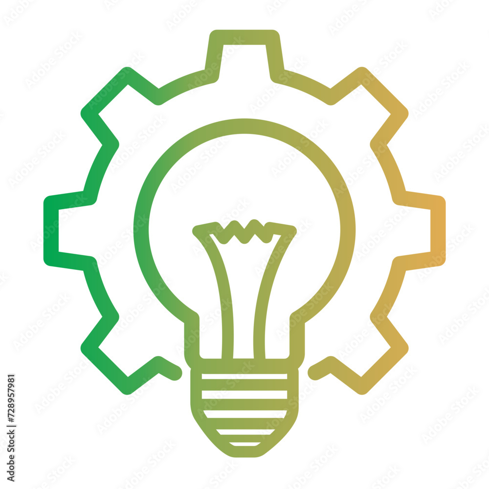 Construction work icon on line gradient style. management solution symbol Construction work icon on line gradient style. management solution symbol
