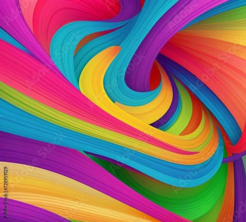 abstract background with rainbow