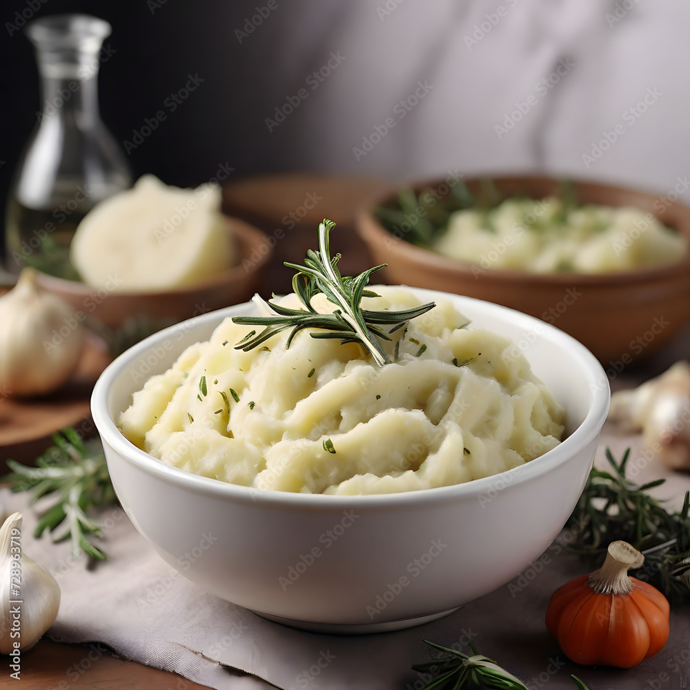 Garlic Rosemary Mashed Potatoes Garlic Rosemary Mashed Potatoes