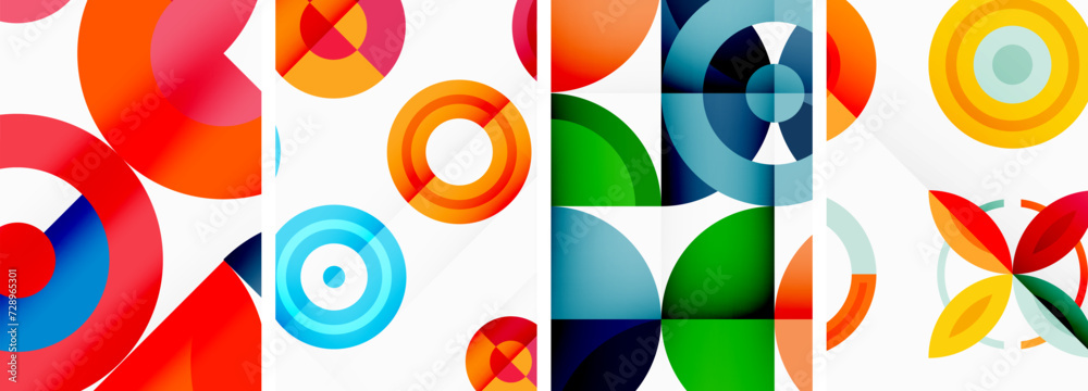 Round geometric elements and circles in background design for wallpaper, business card, cover, poster, banner, brochure, header, website Round geometric elements and circles in background design for wallpaper, business card, cover, poster, banner, brochure, header, website