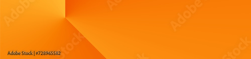 Abstract orange horizontal banner background. Minimal copy space area. Suitable for advertising or marketing. Ready to use. 3rd variant.