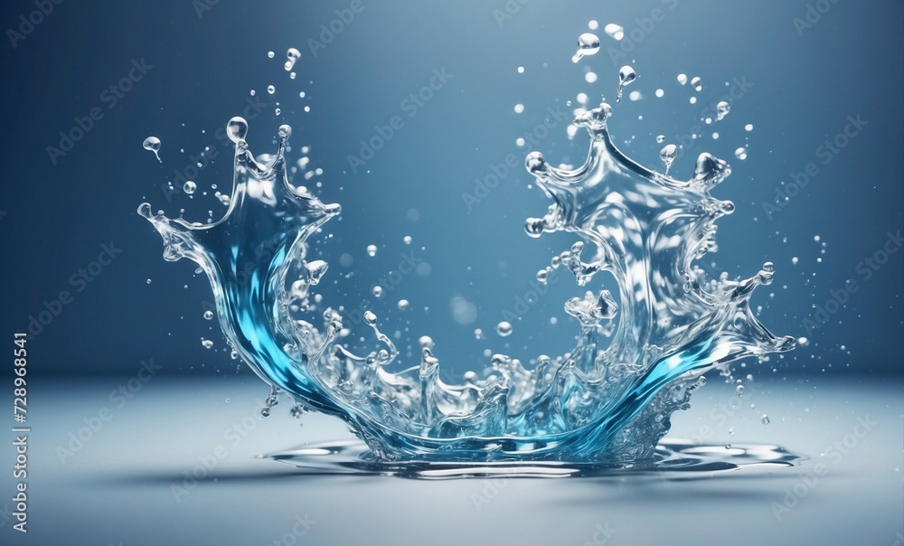 Flower Style Water Splash Flower Style Water Splash
