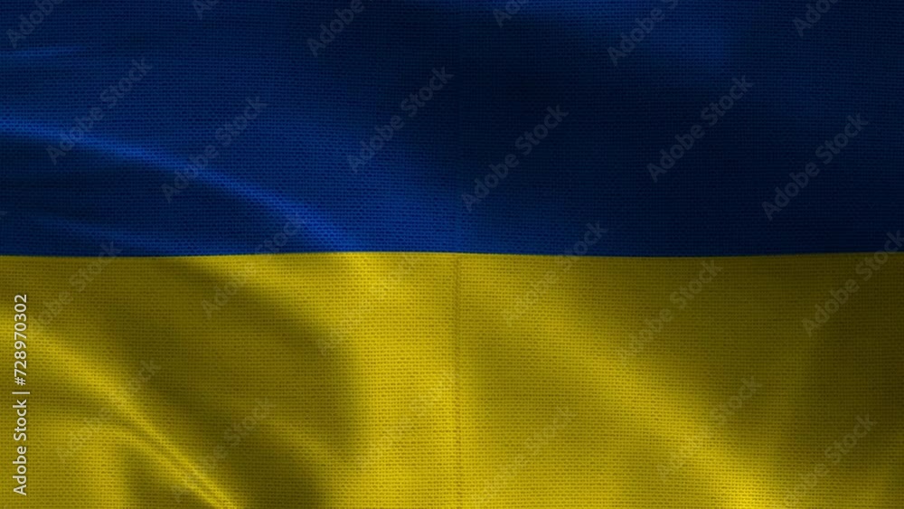 Ukraine Detailed 4k Waving Flag Cloth in 3D Motion Ukraine Detailed 4k Waving Flag Cloth in 3D Motion