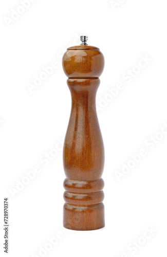 Pepper mill isolated on white background