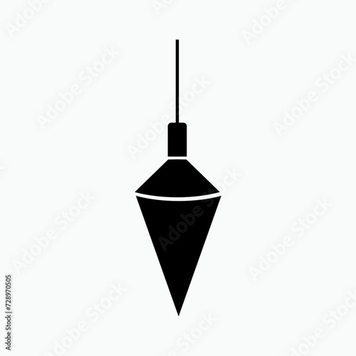 Pendulum Icon. Symbol of Weight Hung from a Fixed Point so that It can Swing Freely.