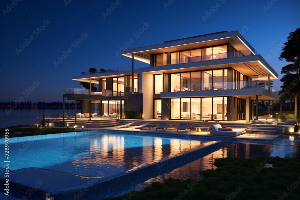 Obraz premium A huge mansion