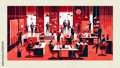 Business concept vector illustration. 