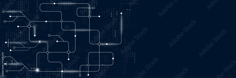Vectors Digital technology and science background Quantum computer technologies concepts, large data processing. Futuristic blue circuit board background. Vectors Digital technology and science background Quantum computer technologies concepts, large data processing. Futuristic blue circuit board background.