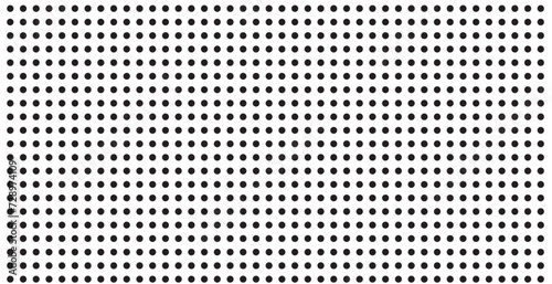 Dotted graph paper with grid.Polka dot pattern, geometric seamless texture for calligraphy drawing or writing.seamless pattern with dots.Grid paper.Blank sheet of note paper, school notebook.Vector il