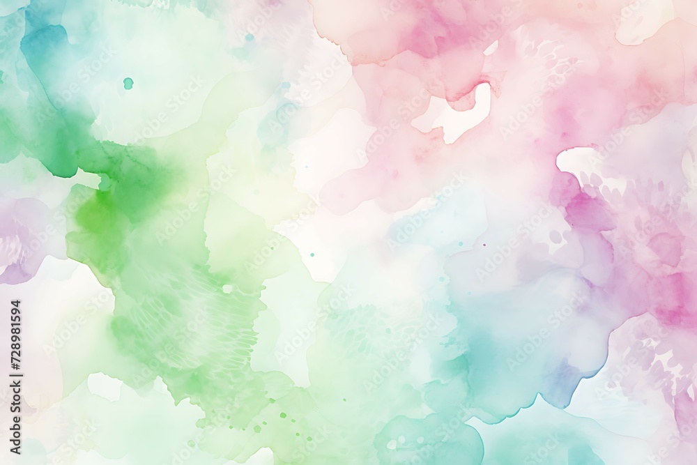 Pink watercolor wave background
