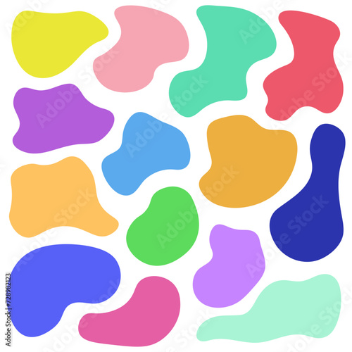 vector colorful abstract shapes