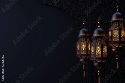 ramadan Kareem, Ramadan crescent moon, Eid Mubarak Islamic festival social media banner and Eid Mubarak Post Template, islam