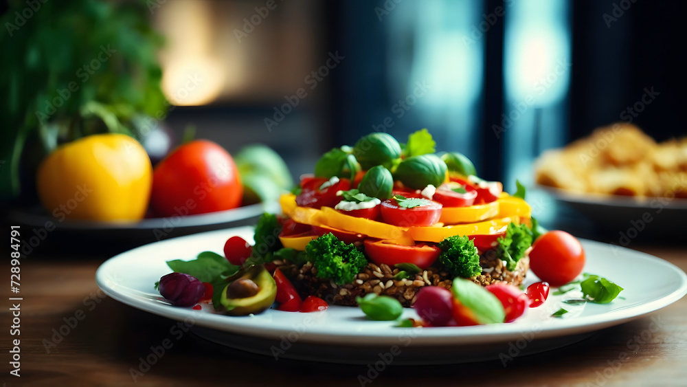 Photo of healthy food served on the table Photo of healthy food served on the table