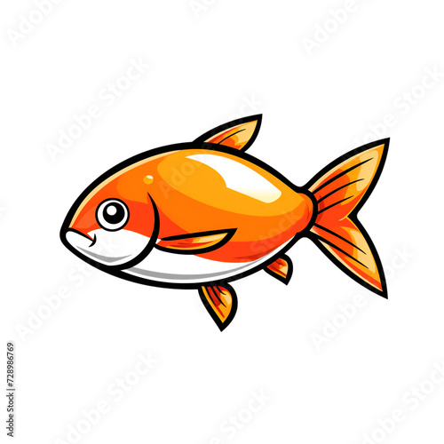 Fish clipart on transparent background