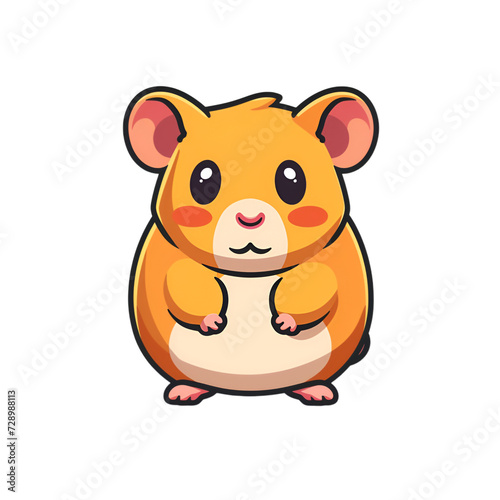 Hamster clipart on transparent background