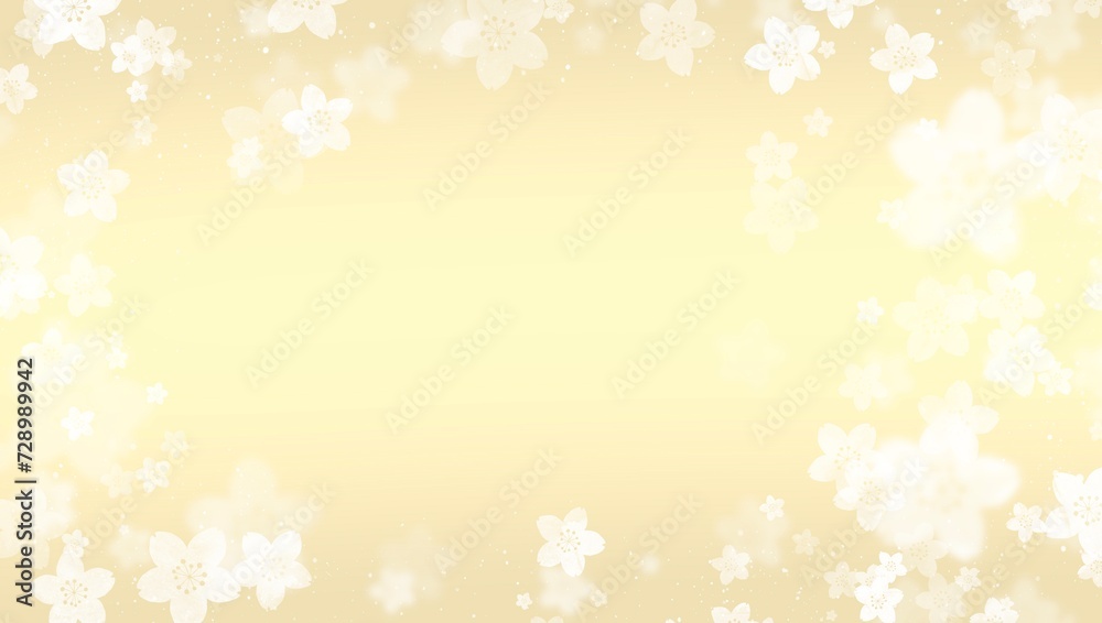 春/桜/さくら/花/sakura/梅の花/和柄/和紙/背景/パステルカラー 春/桜/さくら/花/sakura/梅の花/和柄/和紙/背景/パステルカラー