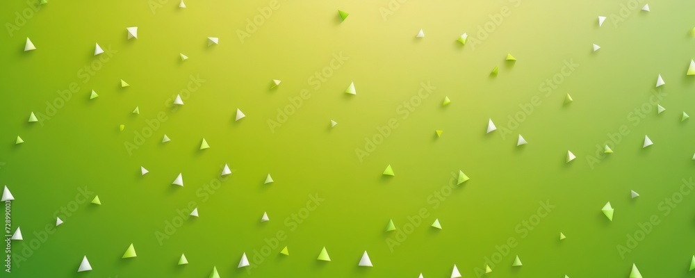 Spiked Shapes in Lime and Navajo white - obrazy, fototapety, plakaty 