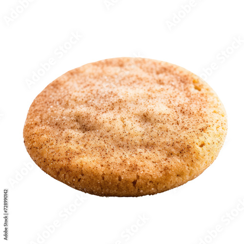 A snickerdoodle on transparent background