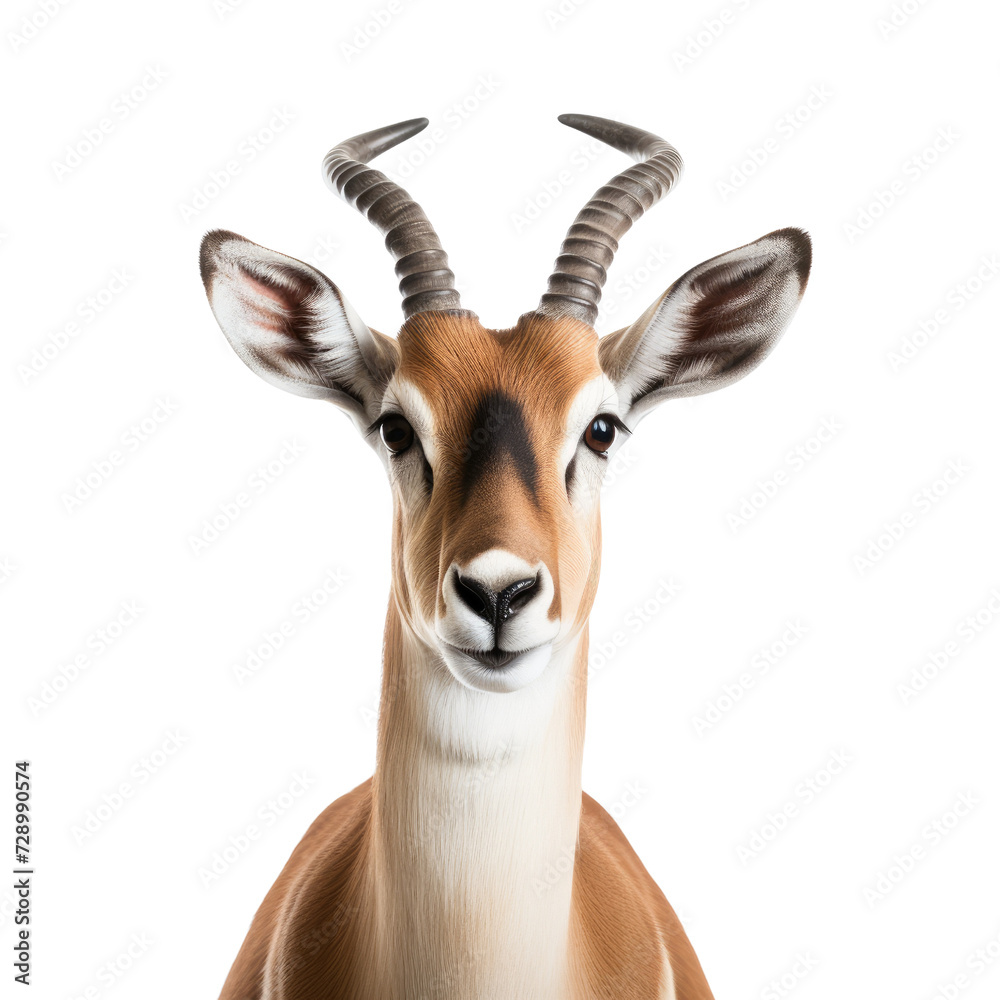 Antelope on transparent background