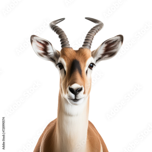 Antelope on transparent background