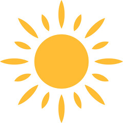 Sun icon for your web design, logo, UI. illustration